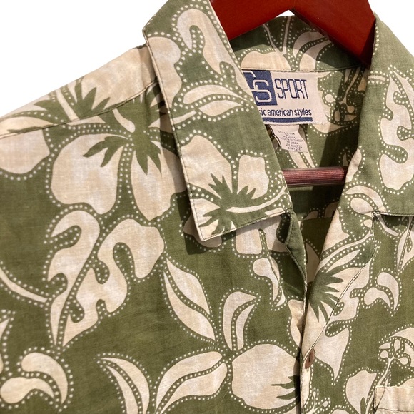 CS Sport Hawaiian Style Shirt L - Picture 1 of 6
